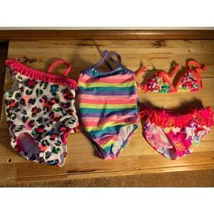 Set of 3 18m bathing suits girl toddler
